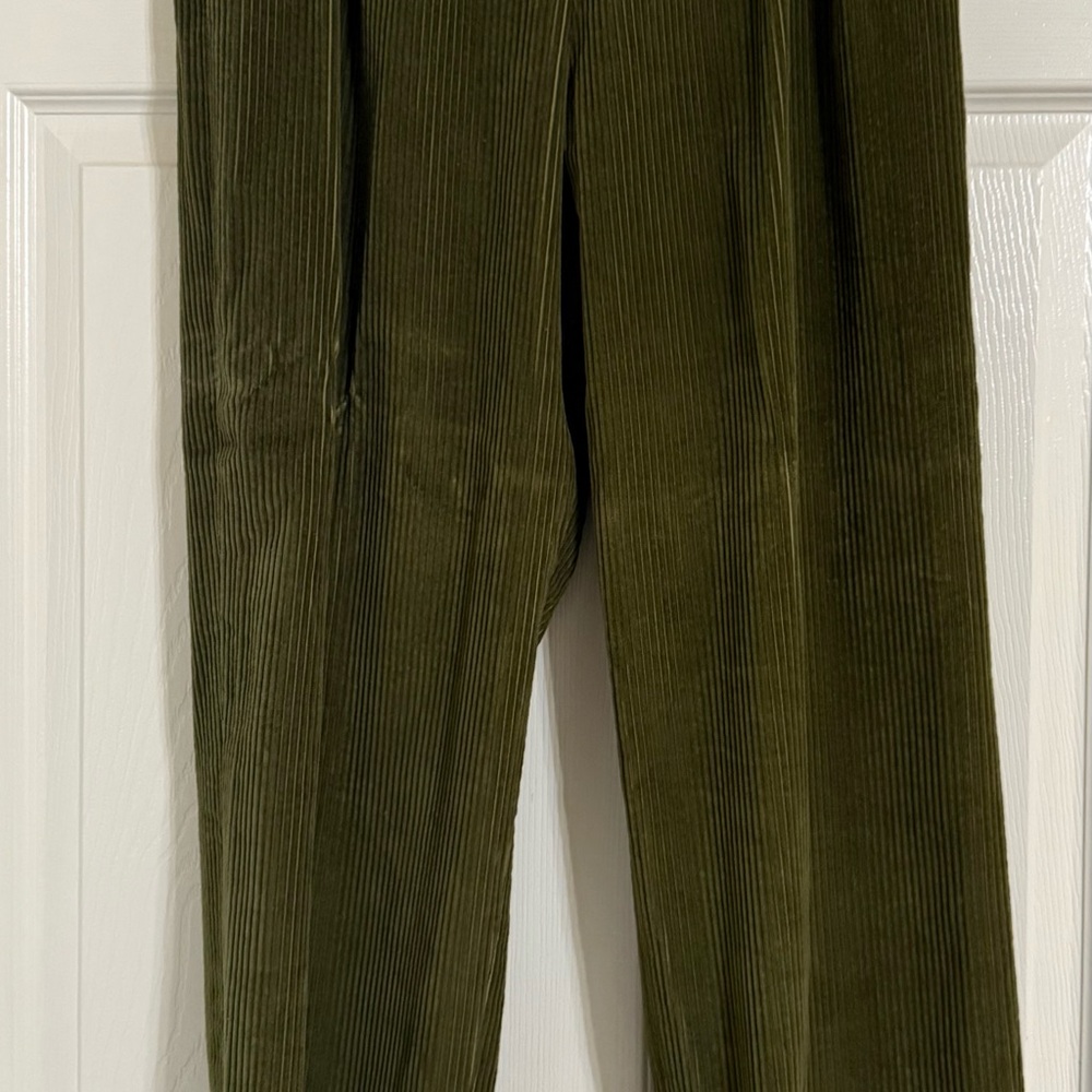 Olive Green Corduroy Pants
